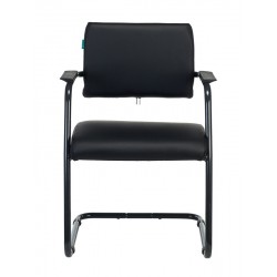 Кресло Бюрократ CH-271N-V черный Leather Black эко.кожа полозья металл черный