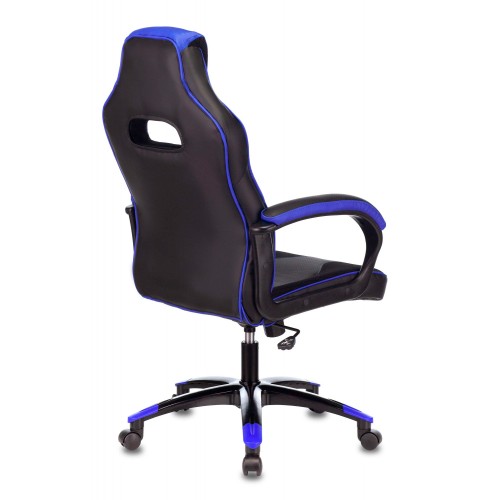 Кресло игровое Zombie VIKING 2 AERO черный/синий искусст.кожа/ткань крестовина пластик