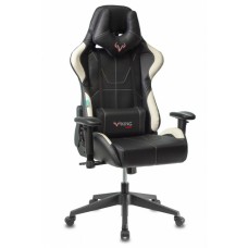 Кресло игровое Zombie VIKING 5 AERO черный/белый искусственная кожа с подголов. крестовина пластик