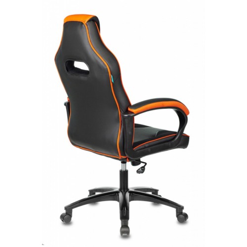 Кресло игровое Zombie VIKING 2 AERO черный/оранжевый искусст.кожа/ткань крестовина пластик