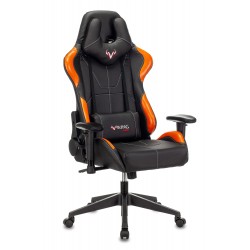 Кресло игровое Zombie VIKING 5 AERO черный/оранжевый искусственная кожа с подголов. крестовина пластик