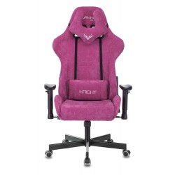Кресло игровое Zombie VIKING KNIGHT Fabric малиновый Light-15 с подголов. крестовина металл