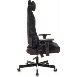 Кресло игровое Knight N1 Fabric черный Light-20 с подголов. крестовина металл