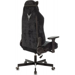 Кресло игровое Knight N1 Fabric черный Light-20 с подголов. крестовина металл
