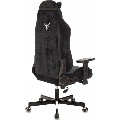 Кресло игровое Knight N1 Fabric черный Light-20 с подголов. крестовина металл