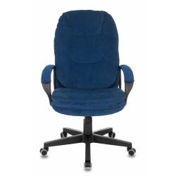 Кресло руководителя Бюрократ CH-868N Fabric темно-синий Velvet 29 крестовина пластик