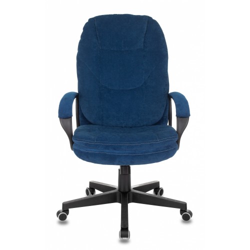 Кресло руководителя Бюрократ CH-868N Fabric темно-синий Velvet 29 крестовина пластик