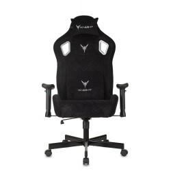 Кресло игровое Knight Outrider черный Light-20 с подголов. крестовина металл